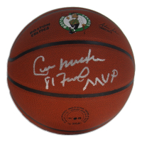 Cedric Maxwell Signed Celtics Logo Basketball Inscribed "81 Finals MVP" (Schwartz) at PristineAuction.com