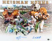Ricky Williams & Earl Campbell Signed Texas Longhorns 16x20 Photo (Beckett) at PristineAuction.com