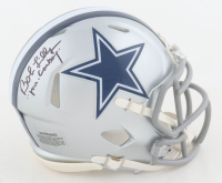 Bob Lilly Signed Cowboys Speed Mini Helmet Inscribed "Mr. Cowboy" (Beckett) at PristineAuction.com