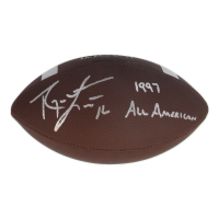 Ryan Leaf Signed NCAA Football Inscribed "1997 All American" (Schwartz) at PristineAuction.com