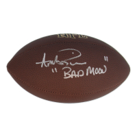 Andre Rison Signed NFL Football Inscribed "Bad Moon" (Schwartz) at PristineAuction.com