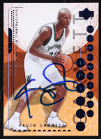 Kevin Garnett Signed 2003-04 Upper Deck Triple Dimensions #49 (JSA) at PristineAuction.com