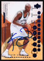 Kevin Garnett Signed 2003-04 Upper Deck Triple Dimensions #49 (JSA) at PristineAuction.com