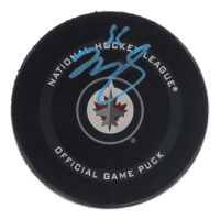 Mark Scheifele Signed Jets Logo Hockey Puck (AJ's Sports World) at PristineAuction.com