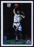 Kevin Garnett Signed 2003-04 Topps Chrome #100 (JSA) at PristineAuction.com