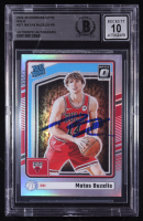 Matas Buzelis Signed 2024-25 Panini Donruss Optic Holo Rated Rookie #106 RC (BGS | Autograph Graded BGS 10) at PristineAuction.com