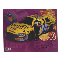 Larry Foyt Signed NASCAR 8x10 Hero Card (Beckett) at PristineAuction.com