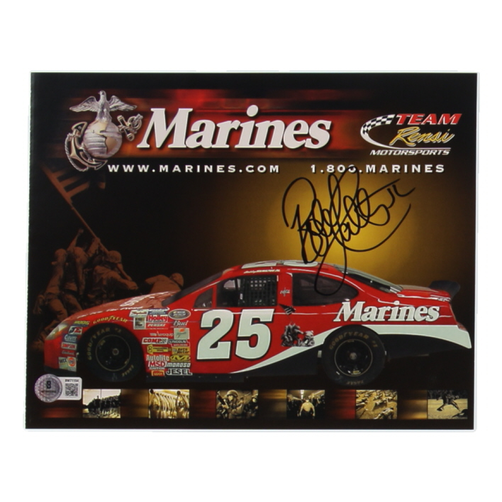 Bobby Hamilton Signed NASCAR 8x10 Hero Card (Beckett) at PristineAuction.com