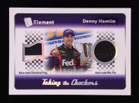 Denny Hamlin 2009 Element Taking the Checkers #TCDH #19/45 at PristineAuction.com