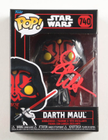 Sam Witwer Signed "Star Wars" #740 Darth Maul Bobble-Head Funko Pop! Vinyl Figure (ACOA) at PristineAuction.com