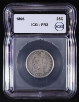 1896 Barber 25C Silver Quarter (ICG FR2) at PristineAuction.com