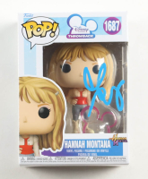 Miley Cyrus Signed "Disney Channel Throwback" #1687 Hannah Montana Funko Pop! Vinyl Figure (ACOA) at PristineAuction.com