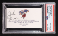 John Moores Signed Business Card (PSA) at PristineAuction.com