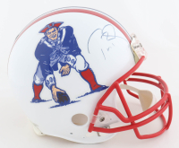 Tom Brady Signed Patriots Full-Size Authentic On-Field Throwback Helmet (Tristar & GOAT) at PristineAuction.com