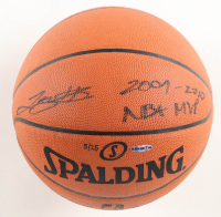 LeBron James Signed LE NBA Game Basketball Inscribed "2001-2010 NBA MVP" (UDA) at PristineAuction.com