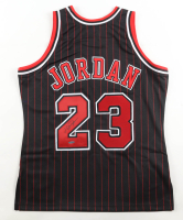 Michael Jordan Signed Bulls Mitchell & Ness Authentic Jersey (UDA & GOAT) at PristineAuction.com