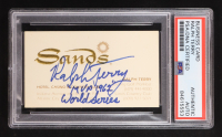 Ralph Terry Signed Business Card Inscribed "MVP 1962 World Series" (PSA) at PristineAuction.com