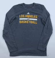 Kobe Bryant Player-Worn 2015-16 Lakers Adidas Long Sleeve Shooting Shirt (Grey Flannel LOA) at PristineAuction.com