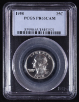 1958 Washington 25C Proof Silver Quarter (PCGS PR65CAM) at PristineAuction.com