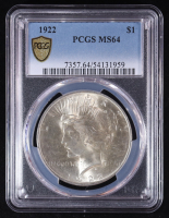 1922 Peace Silver $1 Dollar (PCGS MS64) at PristineAuction.com