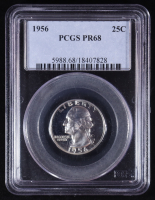 1956 Washington 25C Proof Silver Quarter (PCGS PR68) at PristineAuction.com