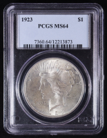 1923 Peace Silver $1 Dollar (PCGS MS64) at PristineAuction.com