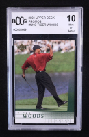 Tiger Woods 2001 Upper Deck Promos #NNO RC (BCCG 10) at PristineAuction.com