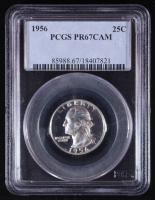 1956 Washington 25C Proof Silver Quarter (PCGS PR67CAM) at PristineAuction.com