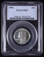 1956 Washington 25C Proof Silver Quarter (PCGS PR67) at PristineAuction.com