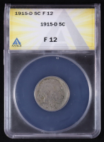 1915-D Buffalo 5C Nickel (ANACS F12) at PristineAuction.com