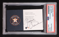 Jim Crane Signed Business Card (PSA) at PristineAuction.com
