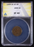 1905 Indian Head 1C Cent (ANACS EF40) at PristineAuction.com
