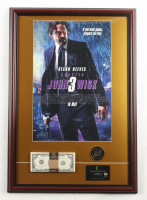 "John Wick: Chapter 3" Custom Framed Photo Display with Replica Cash Stack, Hotel Key, & Adjudiactor Coin at PristineAuction.com