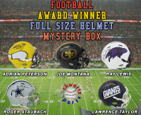 Football AWARD WINNER Signed Full Size Helmet Mystery Box Series 17 (Limited to 75) &ndash; Schwartz Sports at PristineAuction.com
