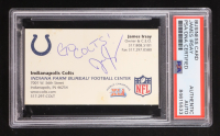 James Irsay Signed Business Card Inscribed "Go Colts!" (PSA) at PristineAuction.com
