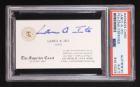 Lance A. Ito Signed Business Card Judge The Superior Court (PSA) at PristineAuction.com