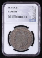 1878-CC Morgan Silver $1 Dollar (NGC GENUINE) at PristineAuction.com