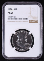 1962 Franklin 50C Proof Silver Half Dollar (NGC PF68) at PristineAuction.com