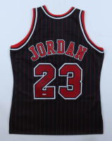 Michael Jordan Signed Bulls 1996-97 Mitchell & Ness Authentic Jersey (UDA & GOAT) at PristineAuction.com