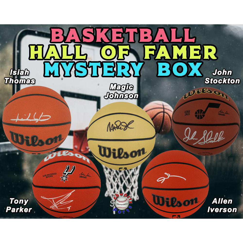 Basketball HALL OF FAMER Signed Basketball Mystery Box - Series 20 (Limited to 100) &ndash; Schwartz Sports at PristineAuction.com