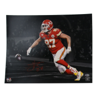 Travis Kelce Signed Chiefs 16x20 Photo (Beckett) at PristineAuction.com