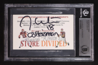 Jason White Signed Business Card Inscribed "03 Heisman 18" (BGS) at PristineAuction.com