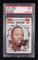 Hank Aaron 1961 Topps #577 AS (PSA 7) at PristineAuction.com