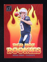 Drake Maye 2024 Donruss Red Hot Rookies #7 RC at PristineAuction.com
