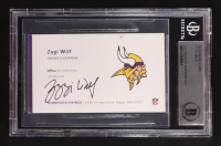 Zygi Wolf Signed Business Card (BGS) at PristineAuction.com