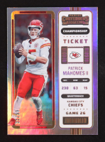Patrick Mahomes II 2022 Panini Contenders Championship Ticket #58 #31/99 at PristineAuction.com