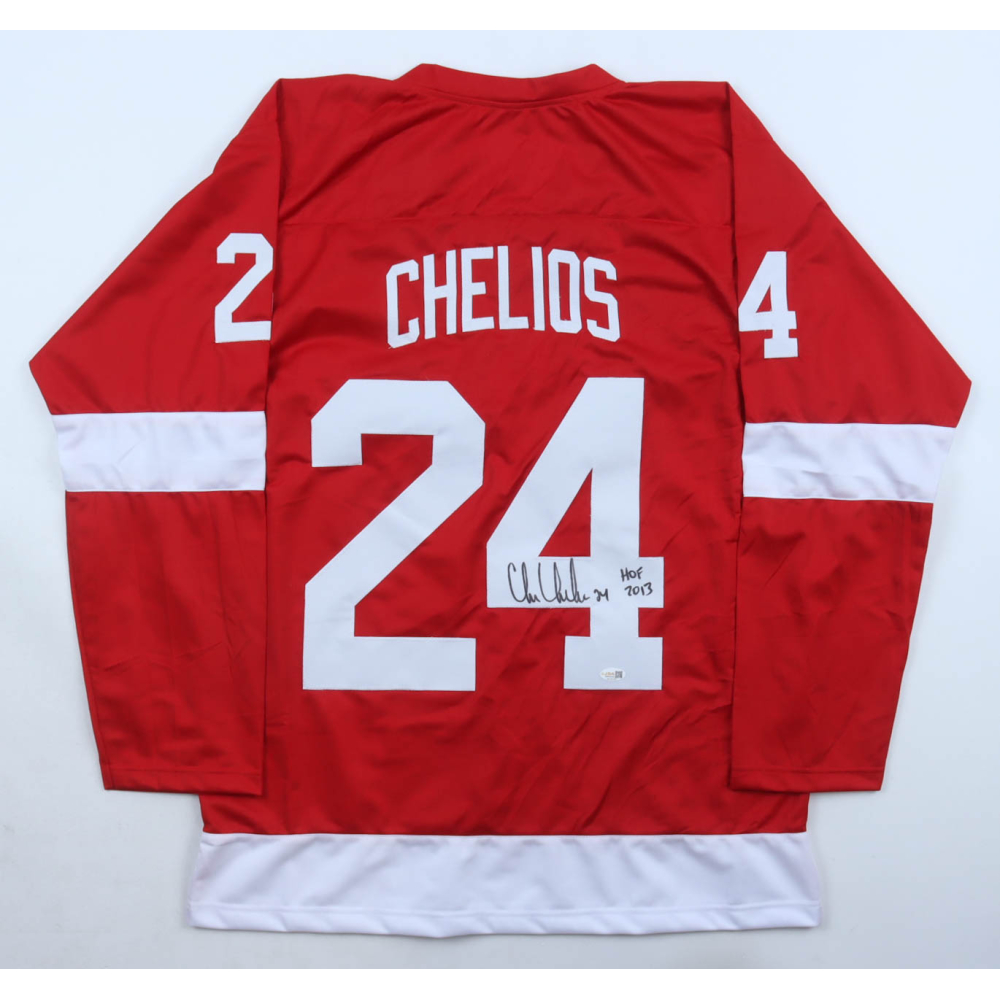 Chris Chelios Signed Jersey Inscribed "HOF 2013" (JSA) at PristineAuction.com