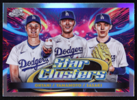Shohei Ohtani / Roki Sasaki / Yoshinobu Yamamoto 2025 Topps Cosmic Chrome Triple Star Clusters #TSC1 at PristineAuction.com