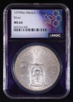 1979-Mo Mexico 1 Onza, 1oz. Silver Coin (NGC MS64) at PristineAuction.com