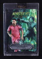 Lionel Messi 2025 Wild Card Haunted Hits Monster Hunt Lava Green #HHCZLM #1/1 at PristineAuction.com